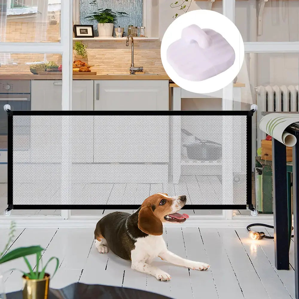 Black Foldable Protection Pet Safety Gate Rieworkes