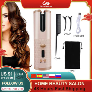 Wireless Hair Curler Rieworkes