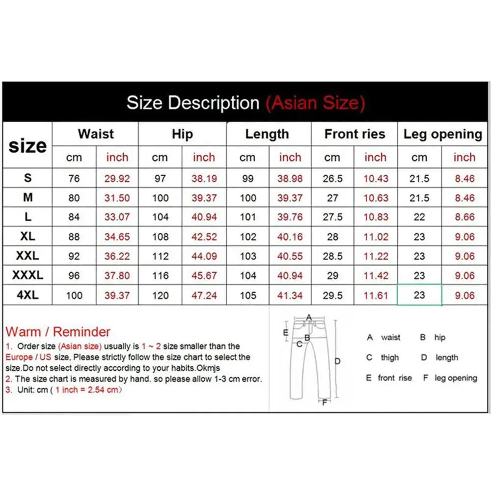 Men Skinny Jeans Pants Rieworkes