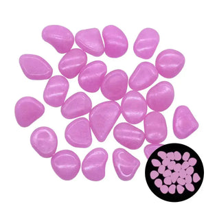 Glow in the Dark Garden Pebbles Rieworkes