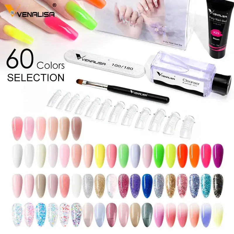 Venalisa Poly Nail Gel Kit Rieworkes