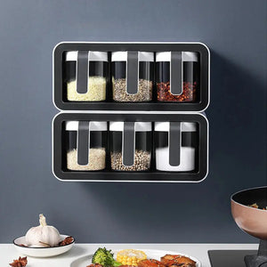 Wall Mount Spice Racks Condiment Organizer Have Wonderful Store