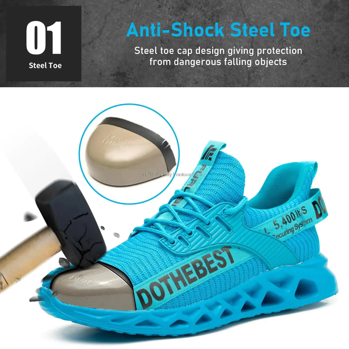 Steel Toe Lightweight Safety Sneakers Rieworkes